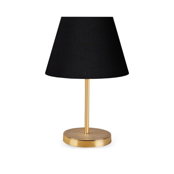 Opviq Lámpara de mesa AYD-3154 Negro y Dorado